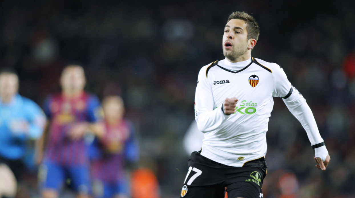 Jordi Alba com Valência