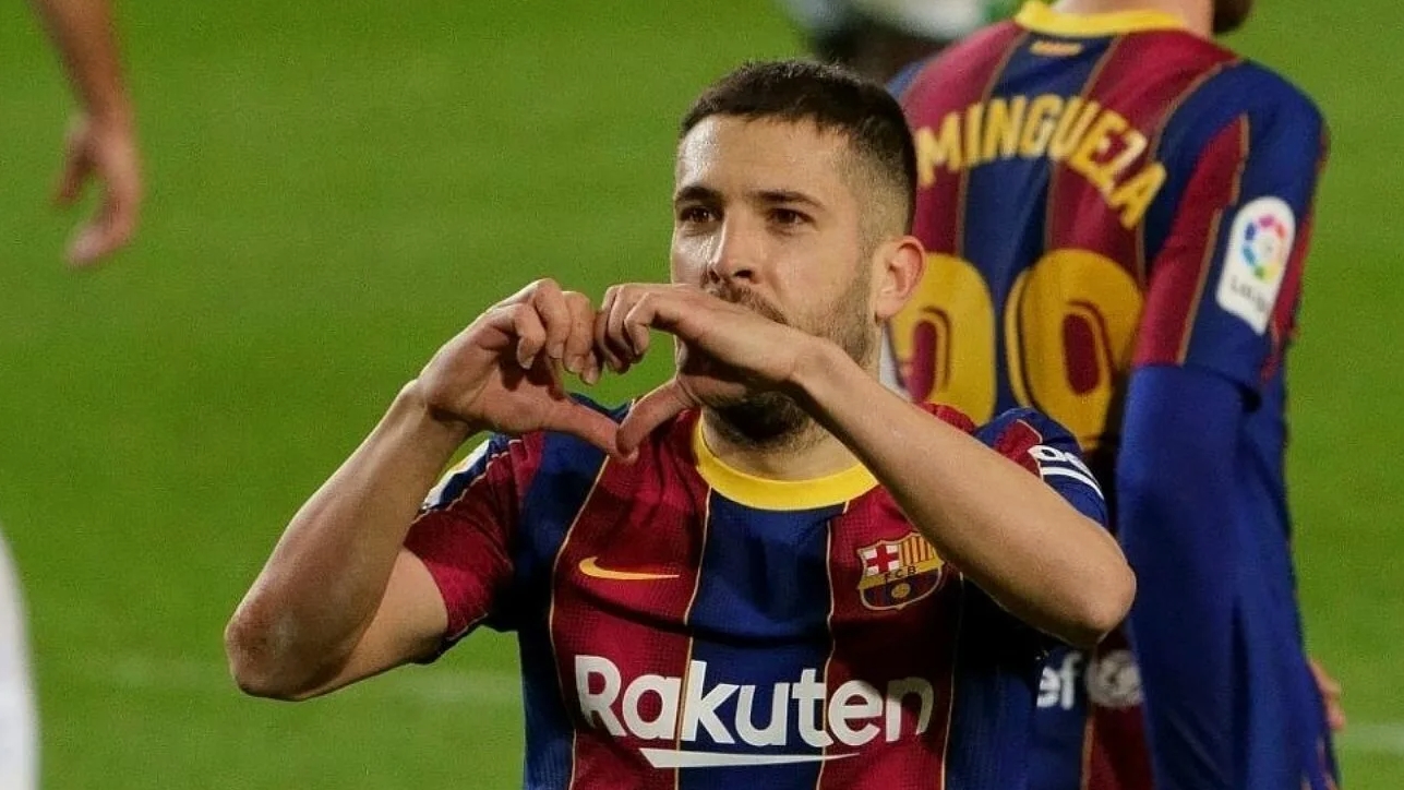 Jordi Alba ao Barcelona é certamente uma história de triunfo