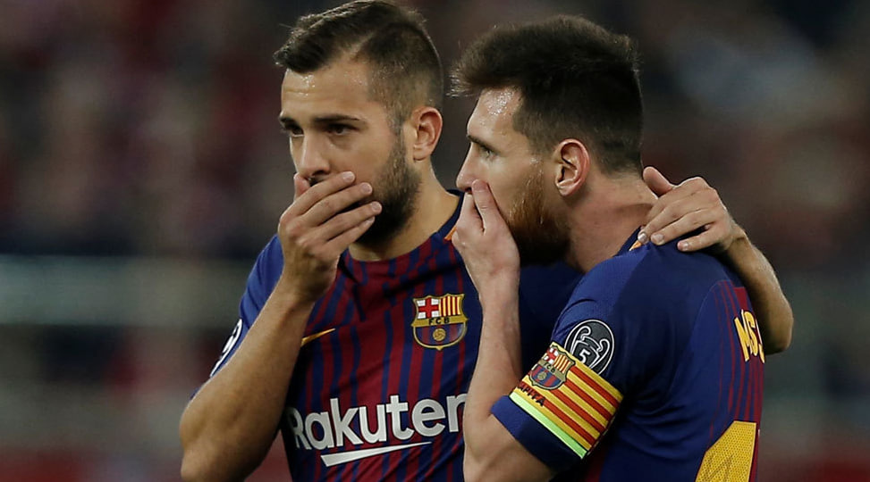 Jordi Alba apoia com entusiasmo a potencial transferência de Luis Suarez para a Inter Miami